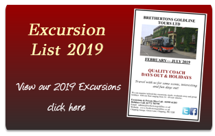 View our 2018 Excursion List